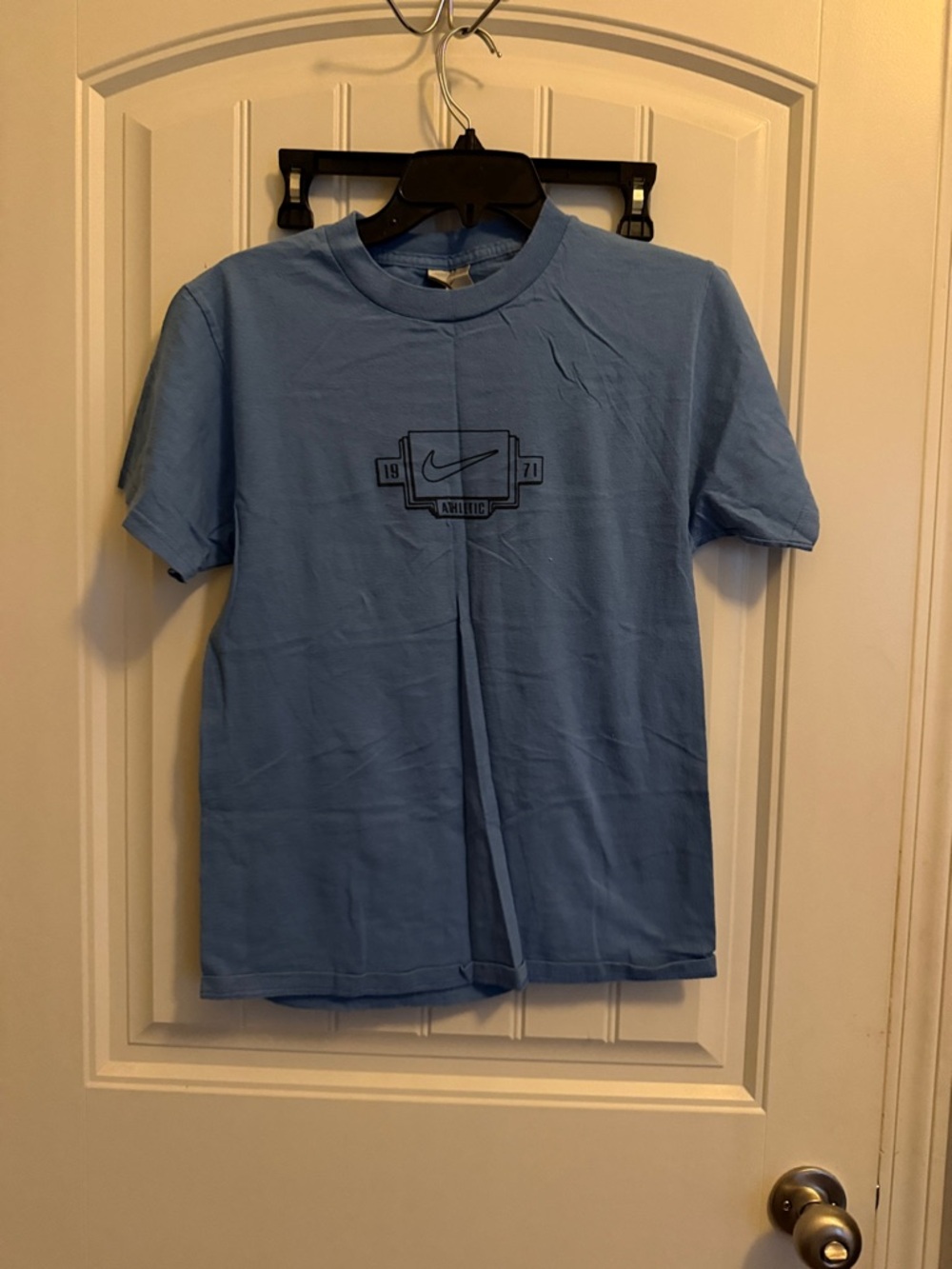 Nike Youth Sky Blue Logo Graphic Tee